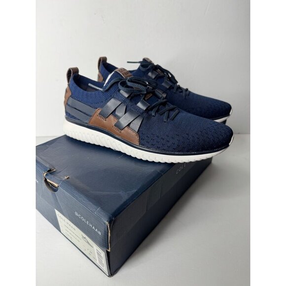 Cole Haan Grand Motion Stitchlite Woven Navy Sneaker Men's US 7 EU 40 UK 6 NIB - Picture 2 of 7